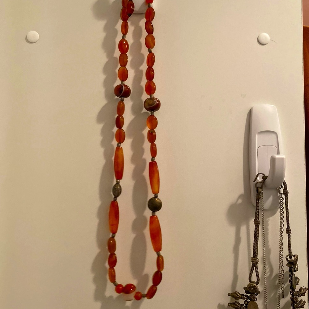 Glass bead handmade necklace